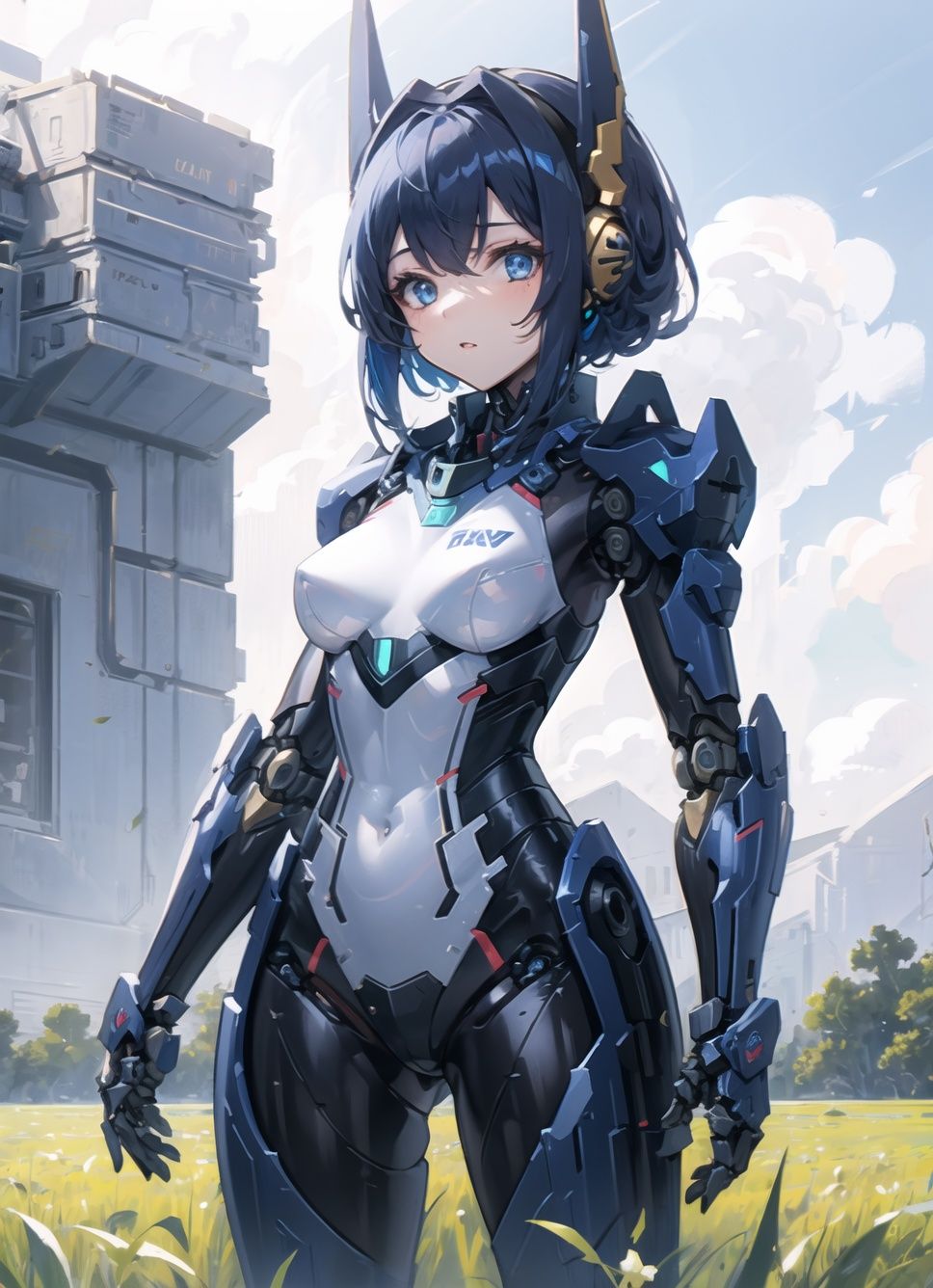 1girl,  outdoors,  field on Tensor.Art