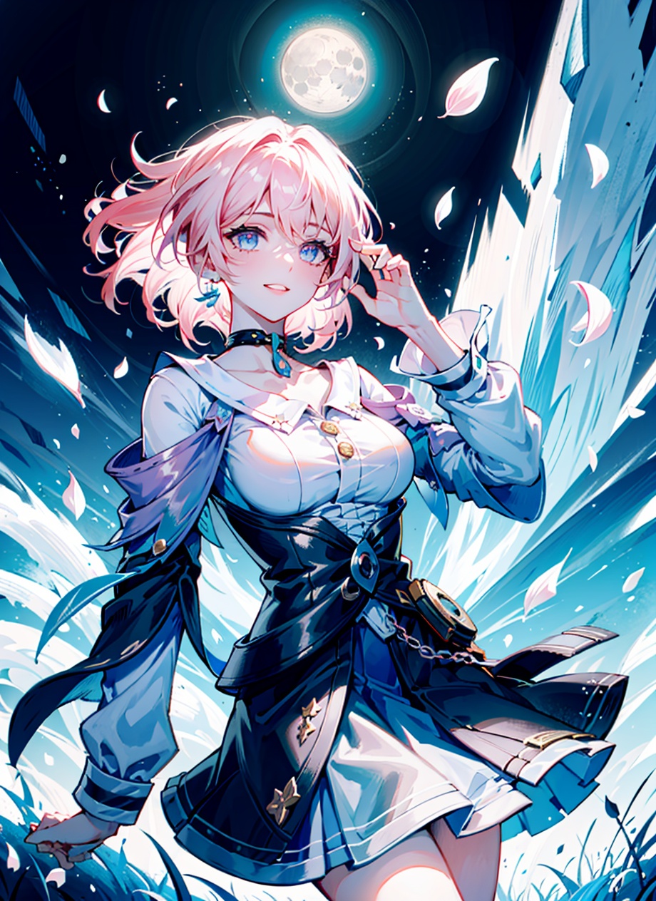 march 7th \(honkai: star rail\),  1girl,  blue eyes on Tensor.Art