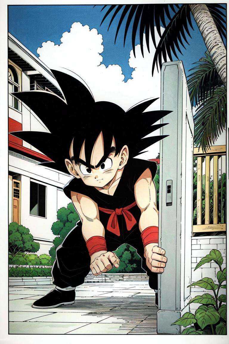 toriyama_akira,  1boy,  arena on Tensor.Art