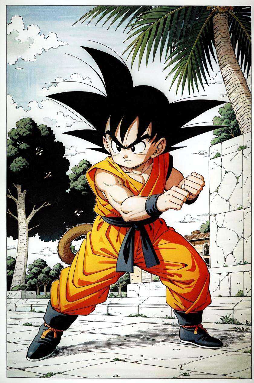 toriyama_akira,  1boy,  arena on Tensor.Art
