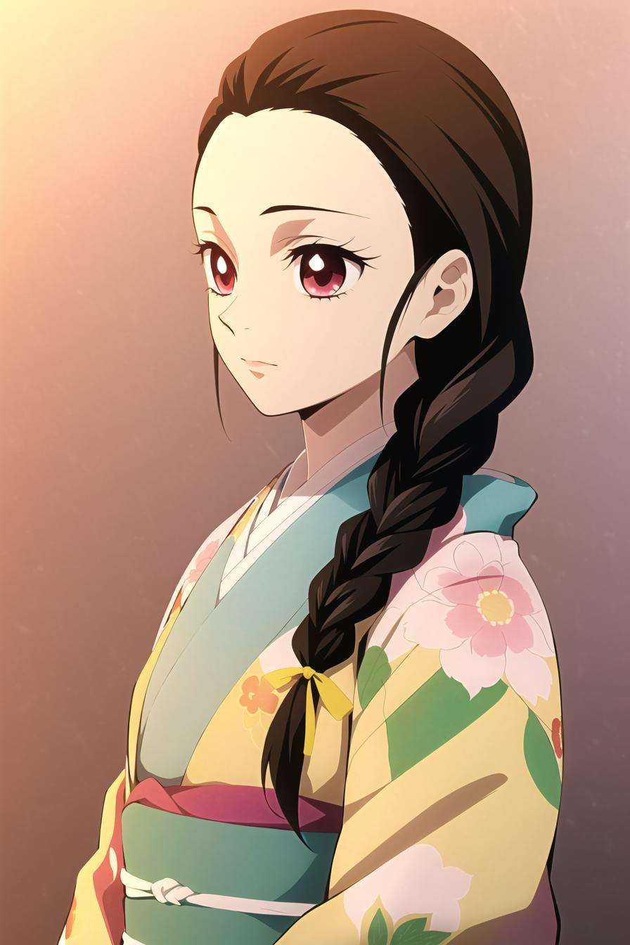 kimetsu no yaiba style,  1girl,  solo on Tensor.Art