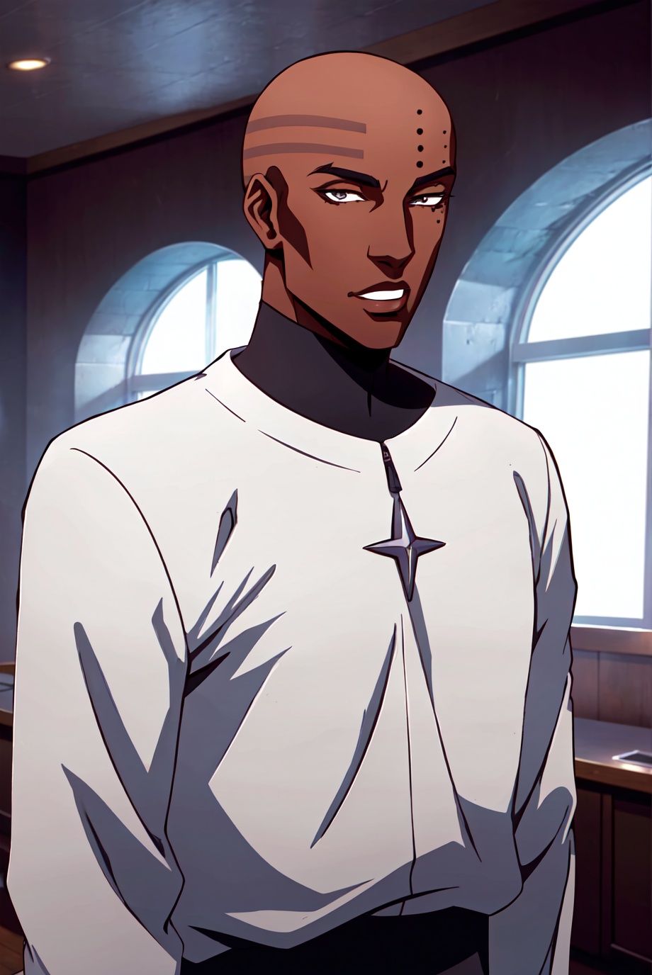 castlevania style,  1boy,  dark skin on Tensor.Art