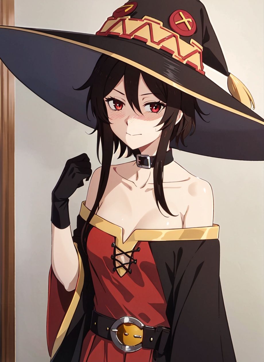 hellsparadise style,  megumin,  1girl on Tensor.Art