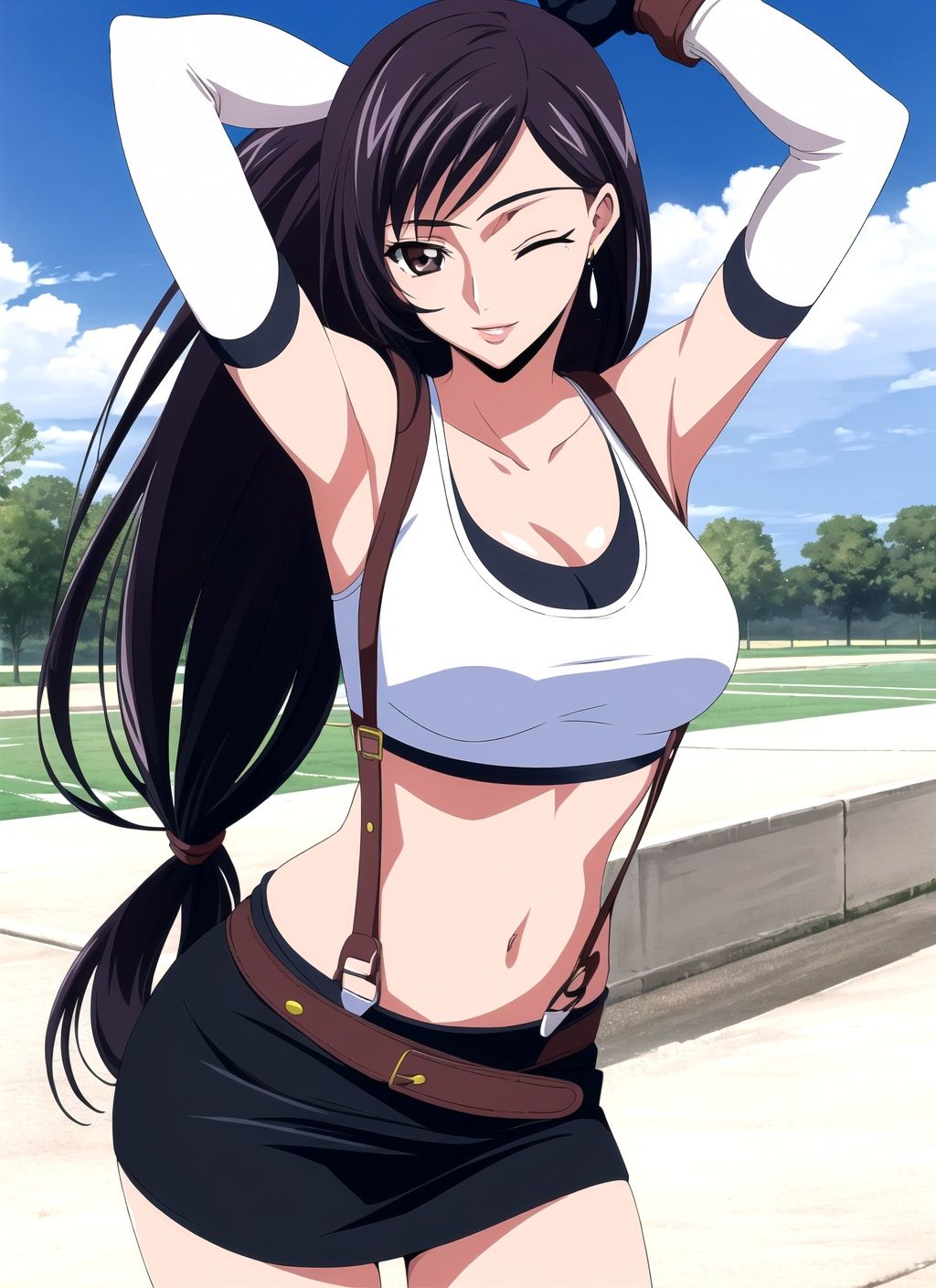 codeGeass ,  tifa lockhart,  1girl on Tensor.Art