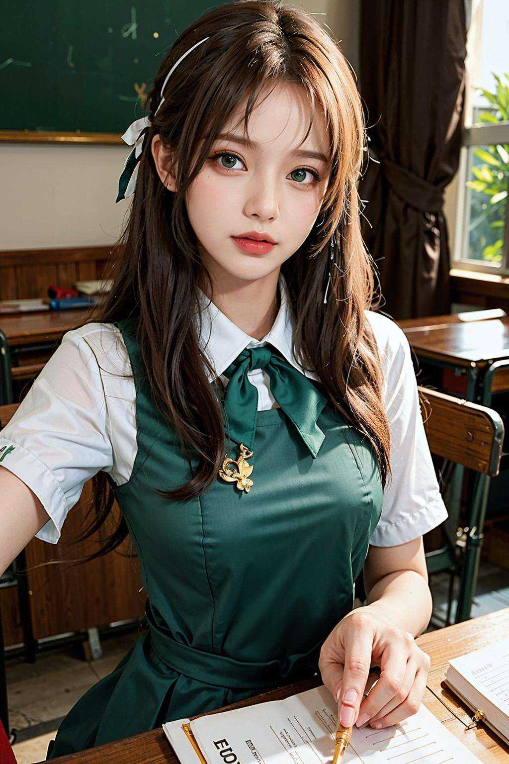 1girl,  solo,  (best quality) on Tensor.Art