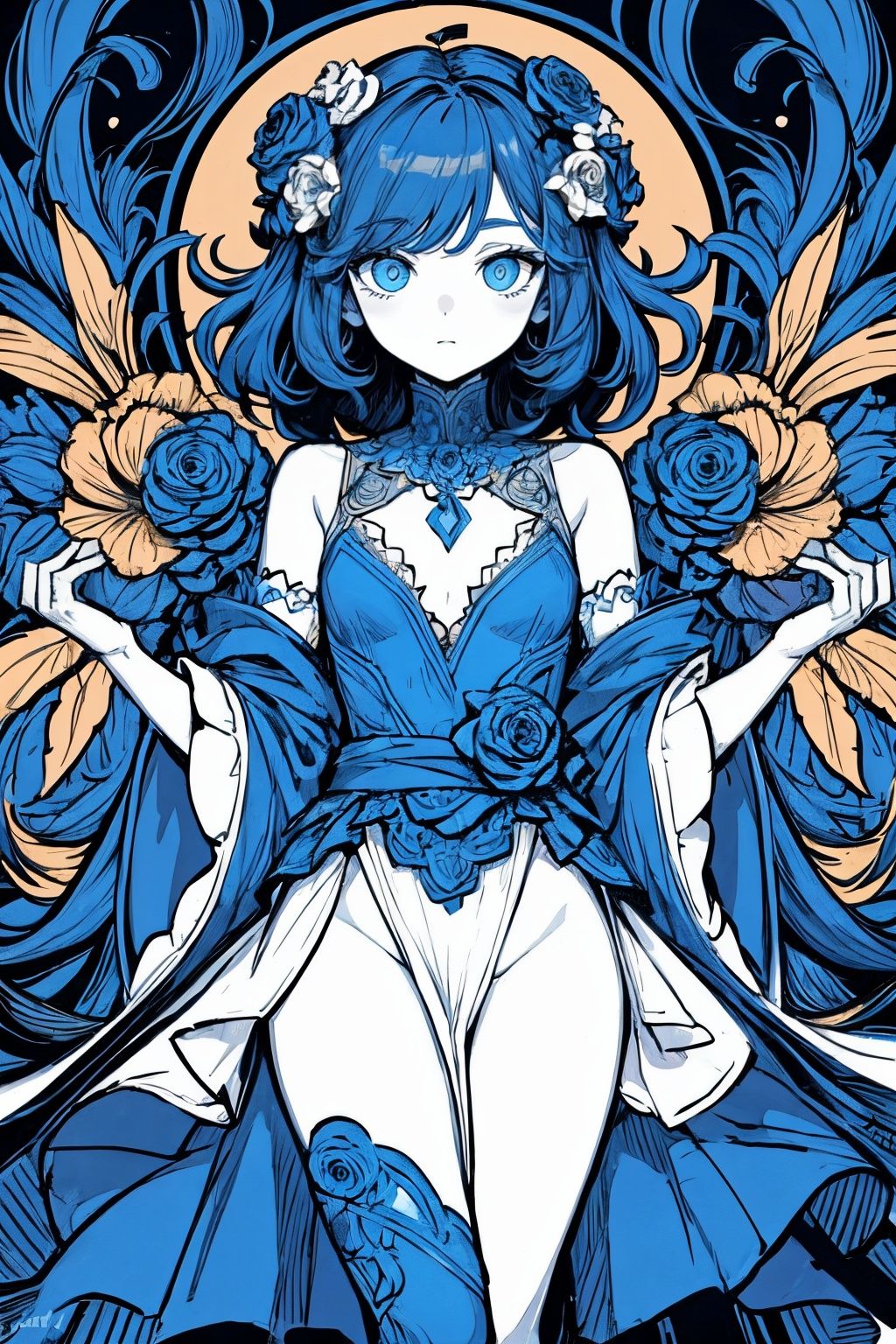 masterpiece,  best quality,  1girl on Tensor.Art