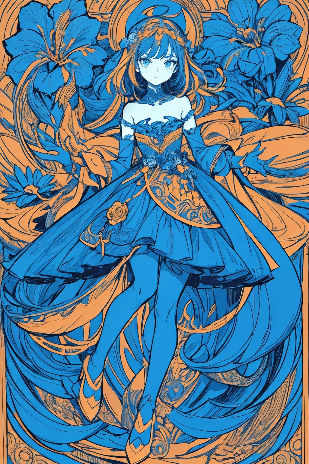 masterpiece,  best quality,  1girl on Tensor.Art