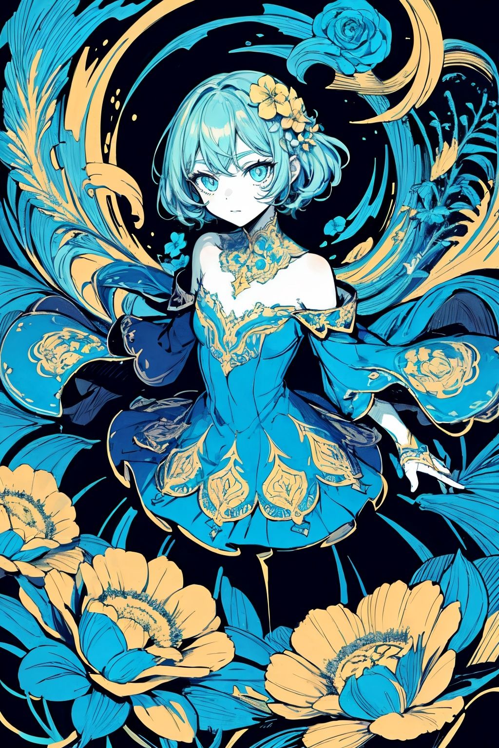 masterpiece,  best quality,  1girl on Tensor.Art