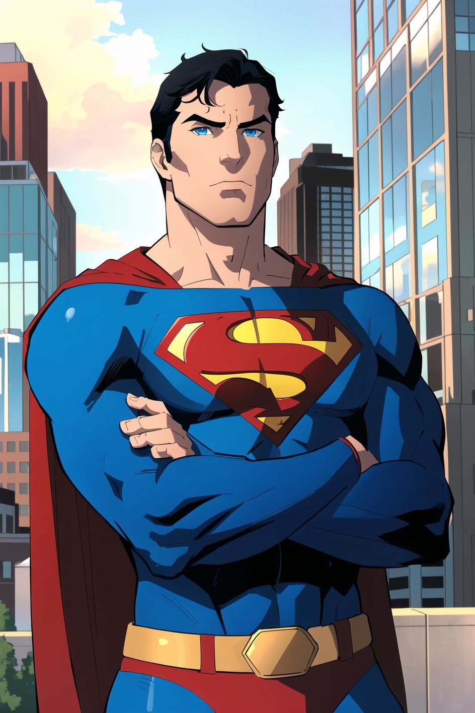 1boy,  superman,  abs on Tensor.Art