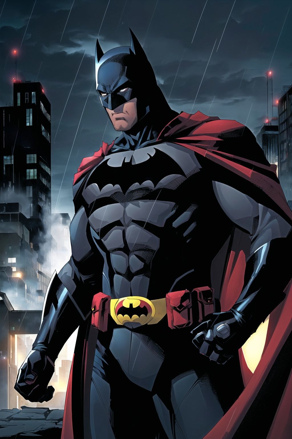 comic book style,  batman,  1boy on Tensor.Art