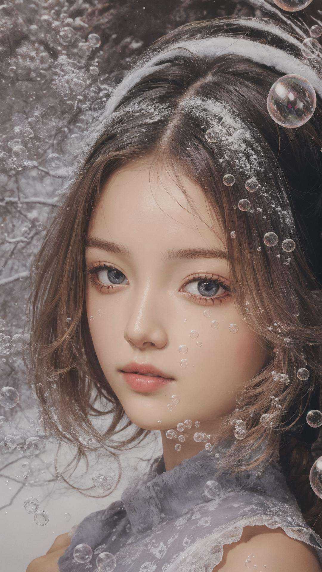 masterpiece, best quality,highres, 1girl, <lora:weddingdress_20230712023801-000002:0.8>,bubbles