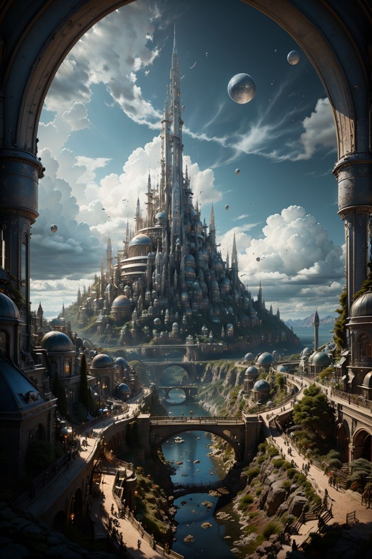 City_of_Wisdom 智慧之城 by 会飞的香蕉 on Tensor.Art