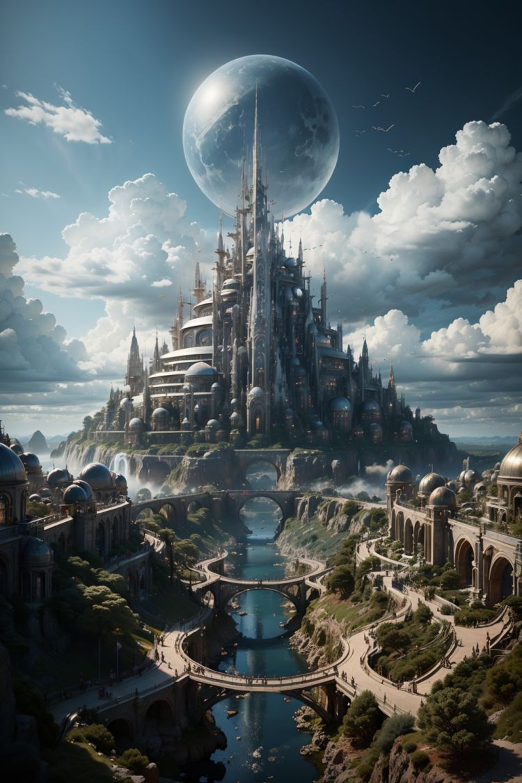 City_of_Wisdom 智慧之城 by 会飞的香蕉 on Tensor.Art