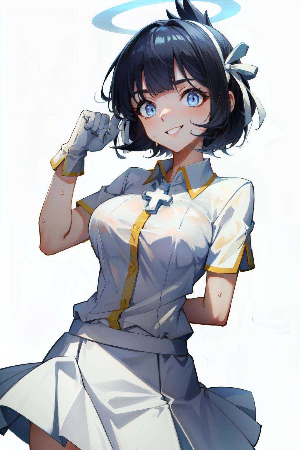 azazel(helltaker),  white pants,  1girl on Tensor.Art