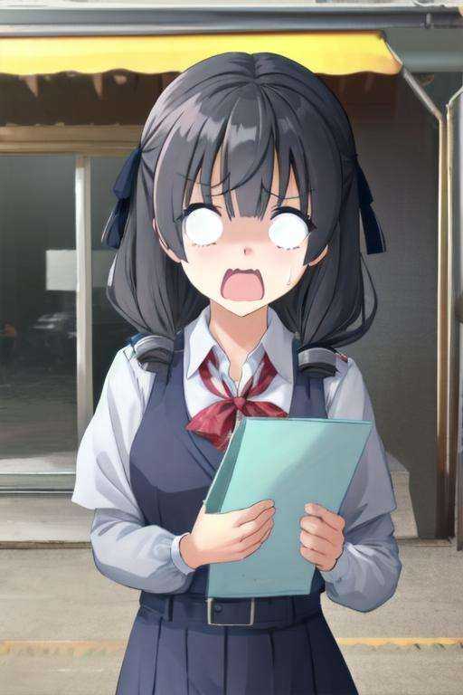 1girl,  blank eyes,  surprised on Tensor.Art