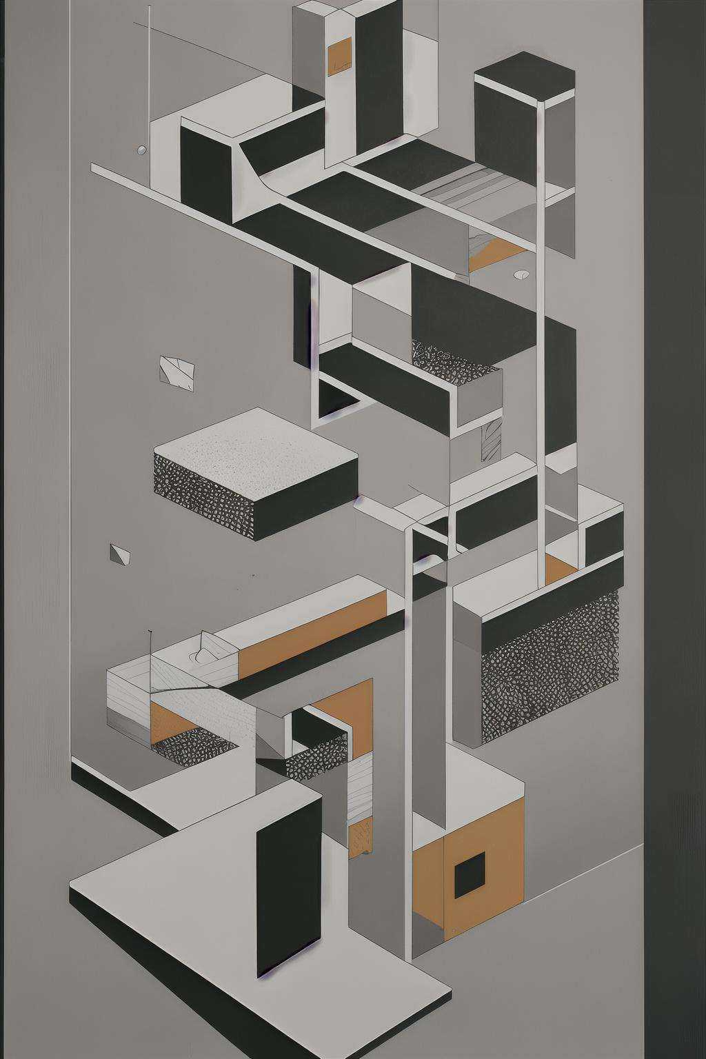 <lora:几何构成:1>Geometric composition