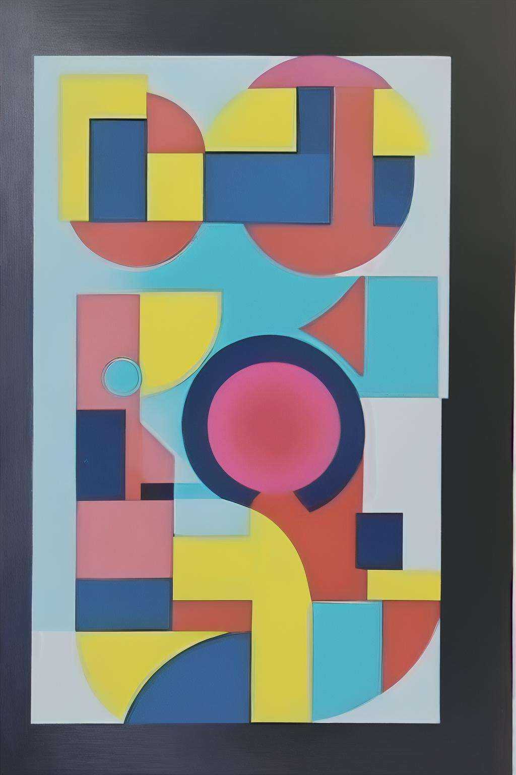 <lora:几何构成:1>Geometric composition
