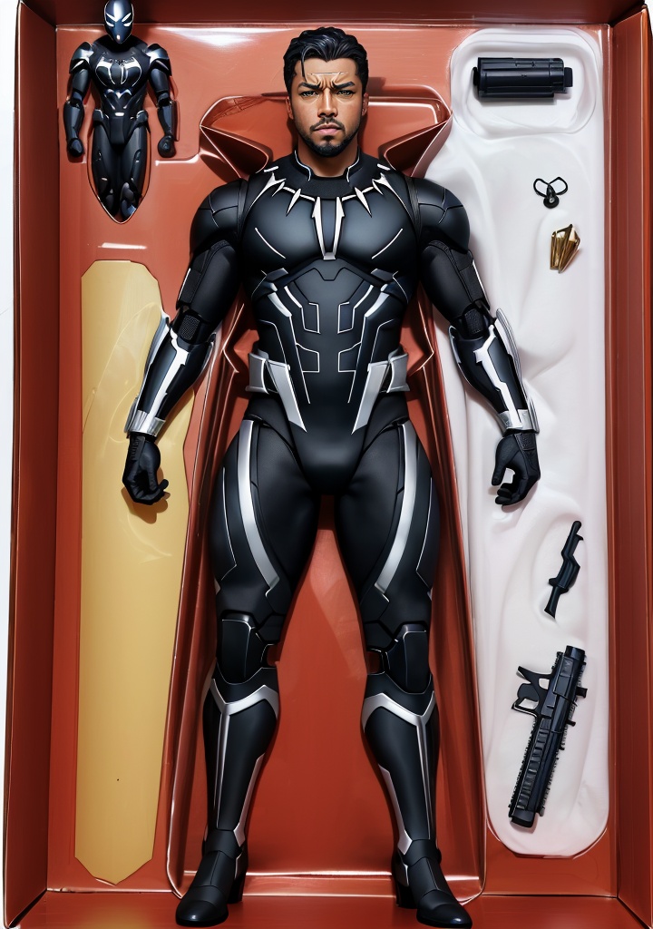 (ActionFigureQuiron style),  solo,  Naruto Uzumaki (Naruto): The spiky blond hair on Tensor.Art