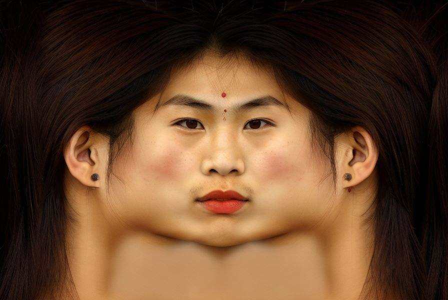 Head Texture,  Asian beauty woman,  age 20 on Tensor.Art