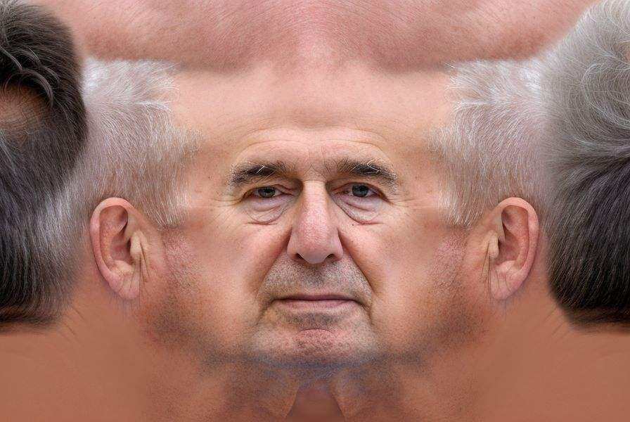 Head Texture,  White men,  age 80 on Tensor.Art
