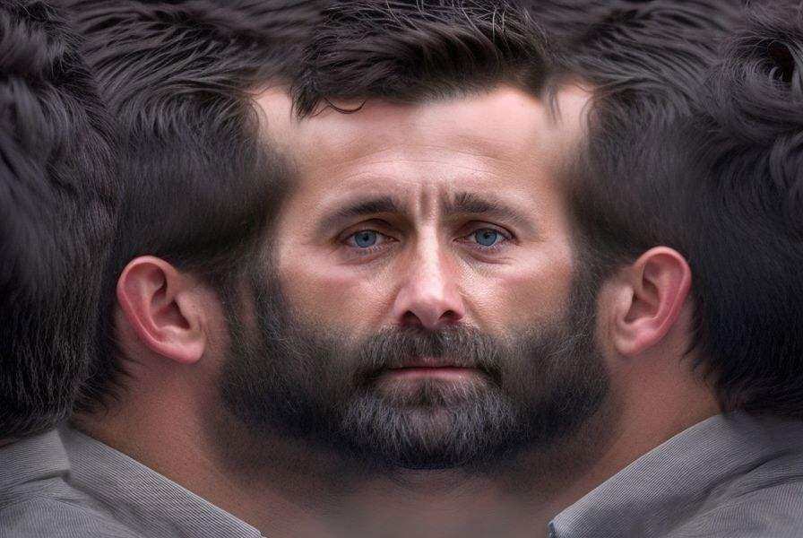 Head Texture,  White male,  age 40 on Tensor.Art