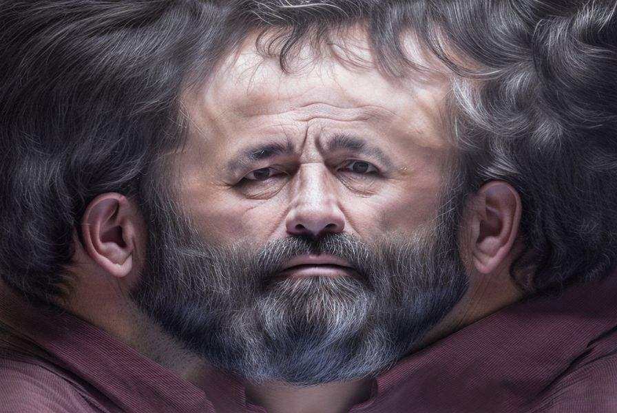 Head Texture,  White male,  age 50 on Tensor.Art