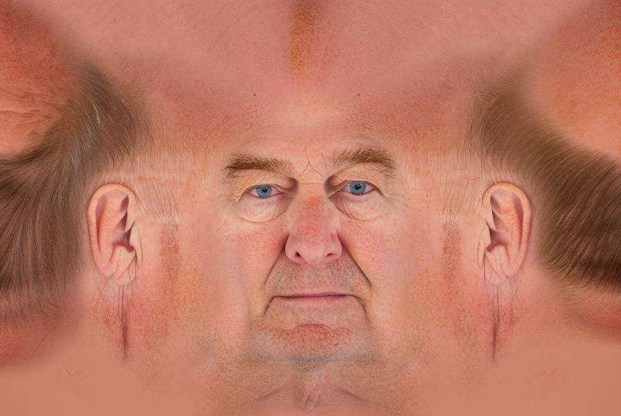 Head Texture,  old White male,  age 70 on Tensor.Art