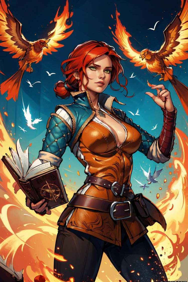 Triss Merigold | The Witcher 3 : Wild Hunt by soul3142 on Tensor.Art