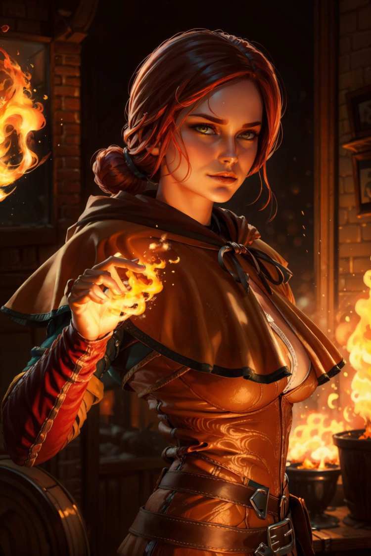 Triss Merigold | The Witcher 3 : Wild Hunt by soul3142 on Tensor.Art