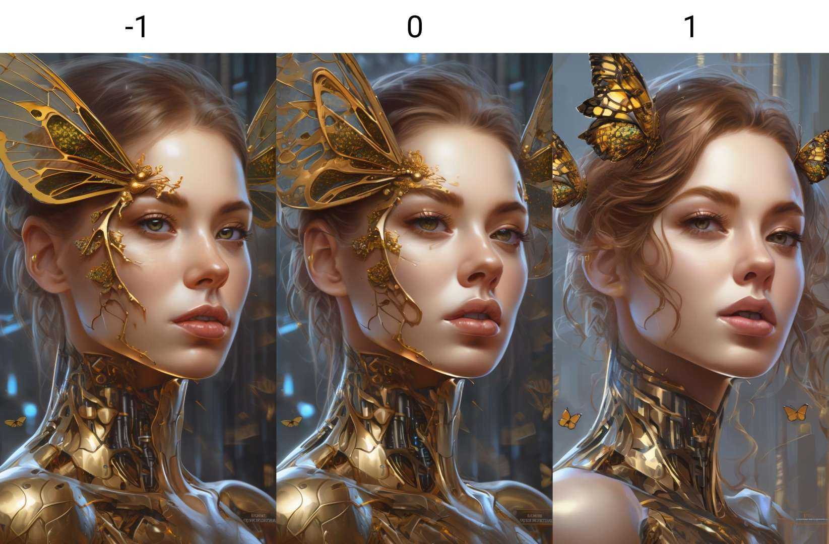 1girl,  8k portrait of beautiful cyborg with brown hair,  intricate on Tensor.Art