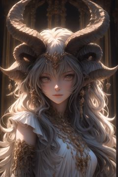 bj_Devil_angel, 1girl, horns, jewelry, solo, long_hair, earrings, looking_at_viewer, upper_body,<lora:Fallen_angel>,