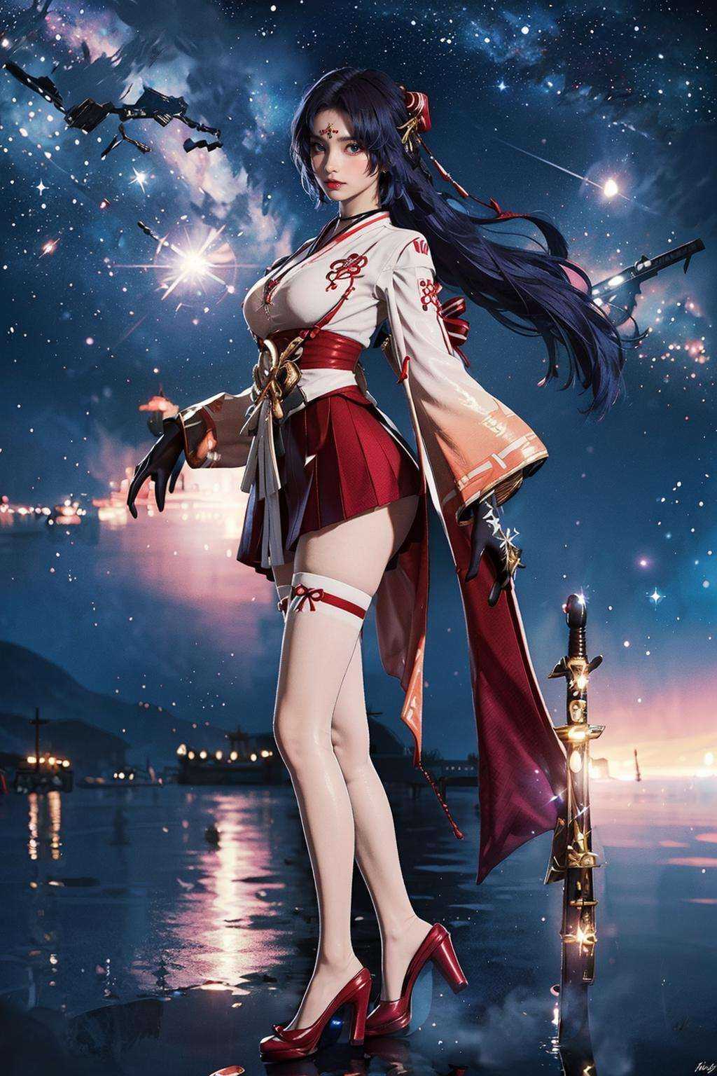 night,  colorful,  cloud by 苍铭明月 on Tensor.Art