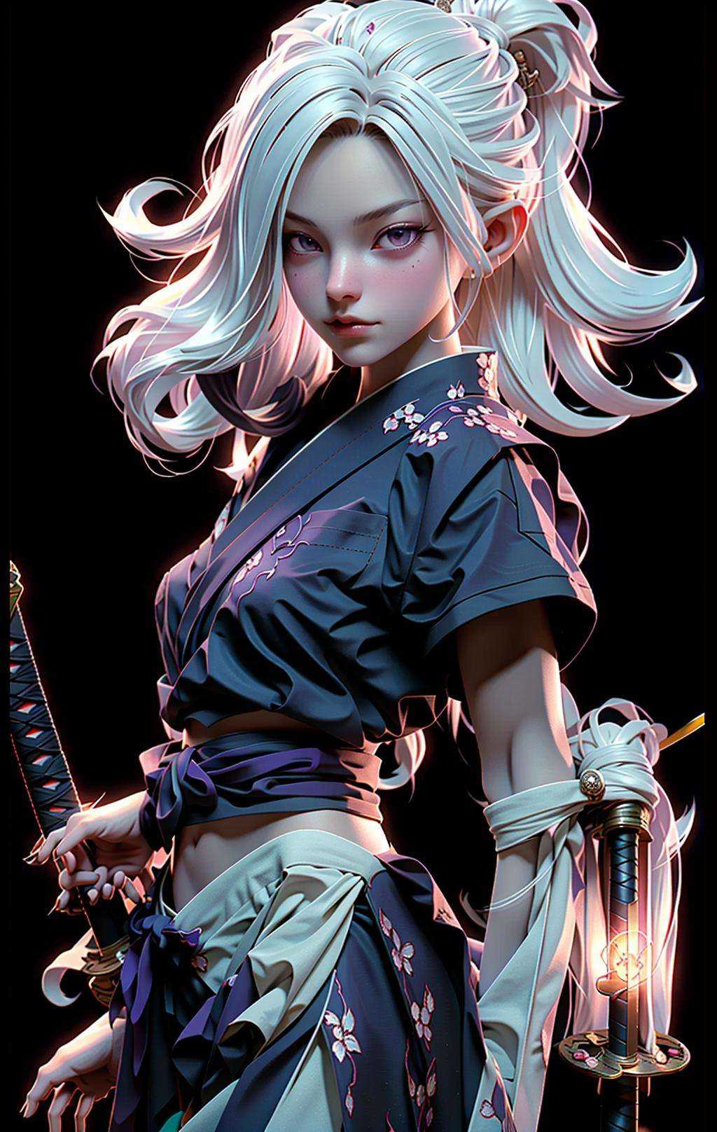 upper body,  1girl,  white hair on Tensor.Art