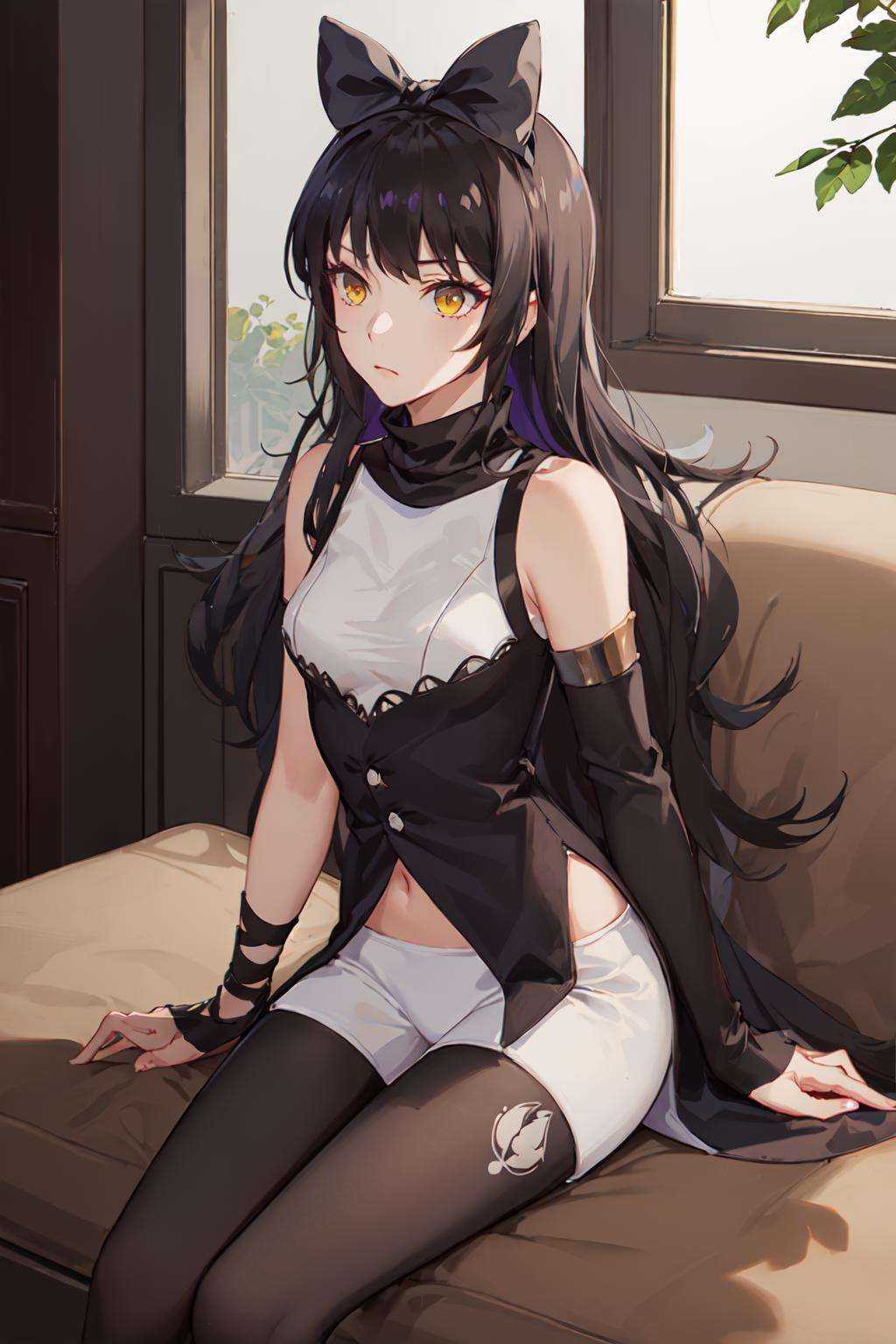 solo,  1girl,  blake belladonna on Tensor.Art