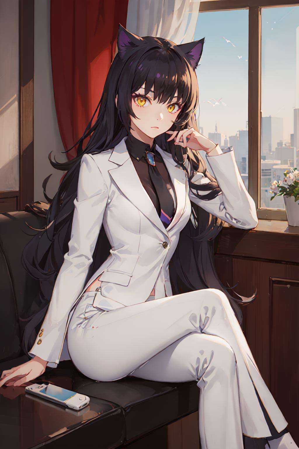 solo,  1girl,  blake belladonna on Tensor.Art