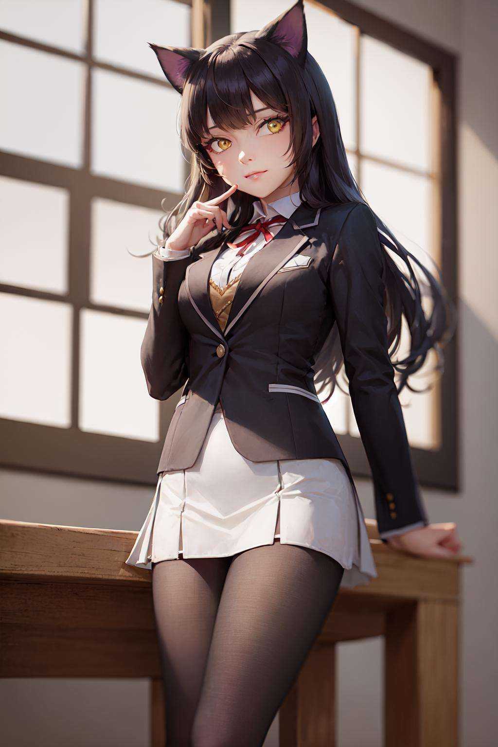 solo,  1girl,  blake belladonna on Tensor.Art