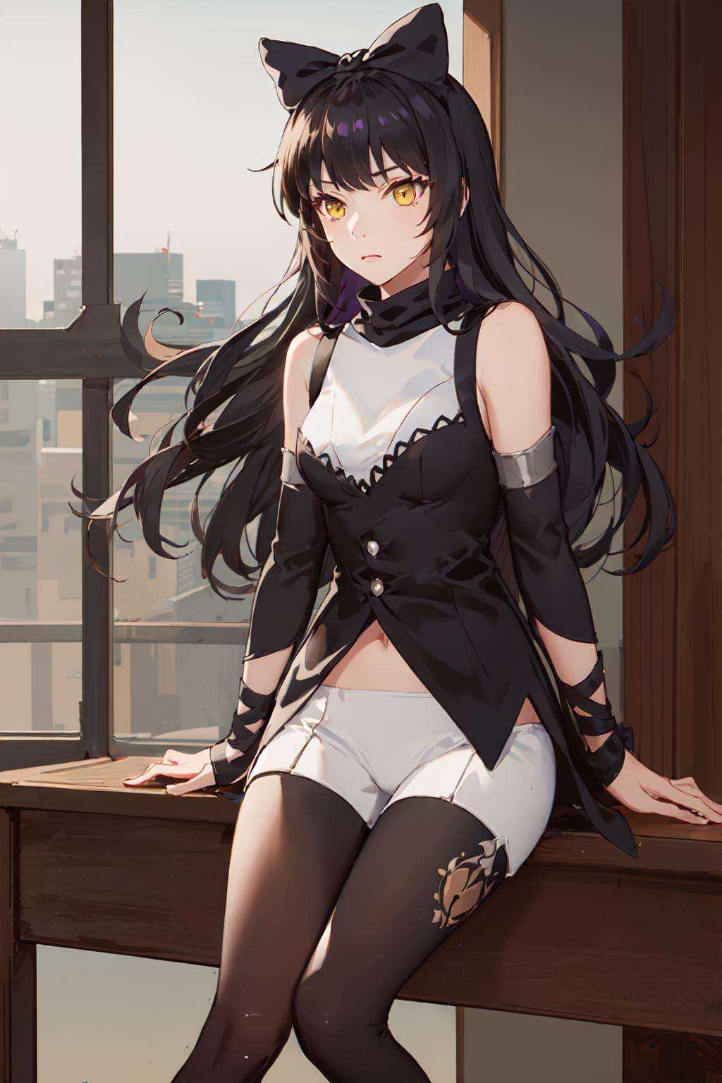 solo,  1girl,  blake belladonna on Tensor.Art