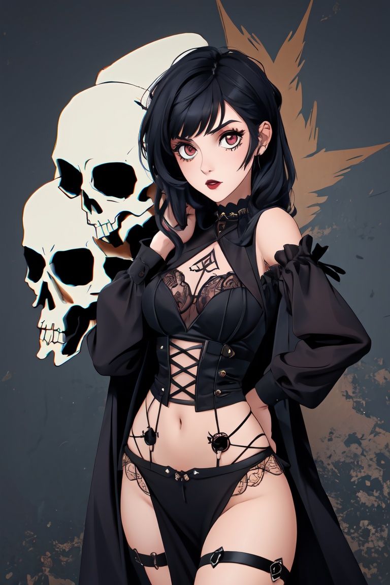 Girl goth on Tensor.Art