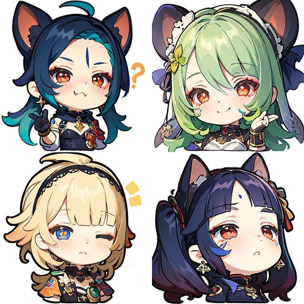 naughty face,  ,  (chibi) on Tensor.Art