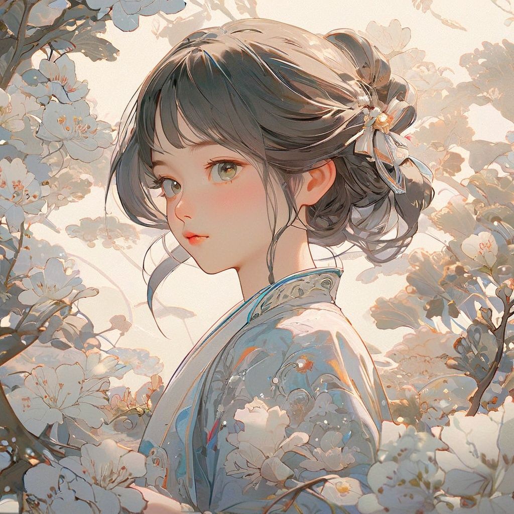 guofeng,illustration,1girl,full body,best quality,highly detailed,best quality,masterpiece,an extremely delicate and beautiful,extremely detailed,8k wallpaper,Amazing,finely detail,best quality,official art,extremely detailed CG unity 8k wallpaper,<lora:国风插画SDXL:1>,