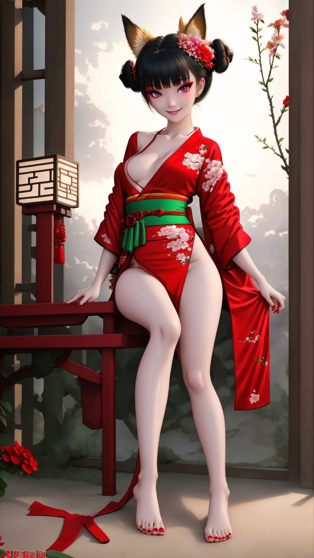 Full body. Cinematic face lighting,  bright backlight,  medium breasts on Tensor.Art