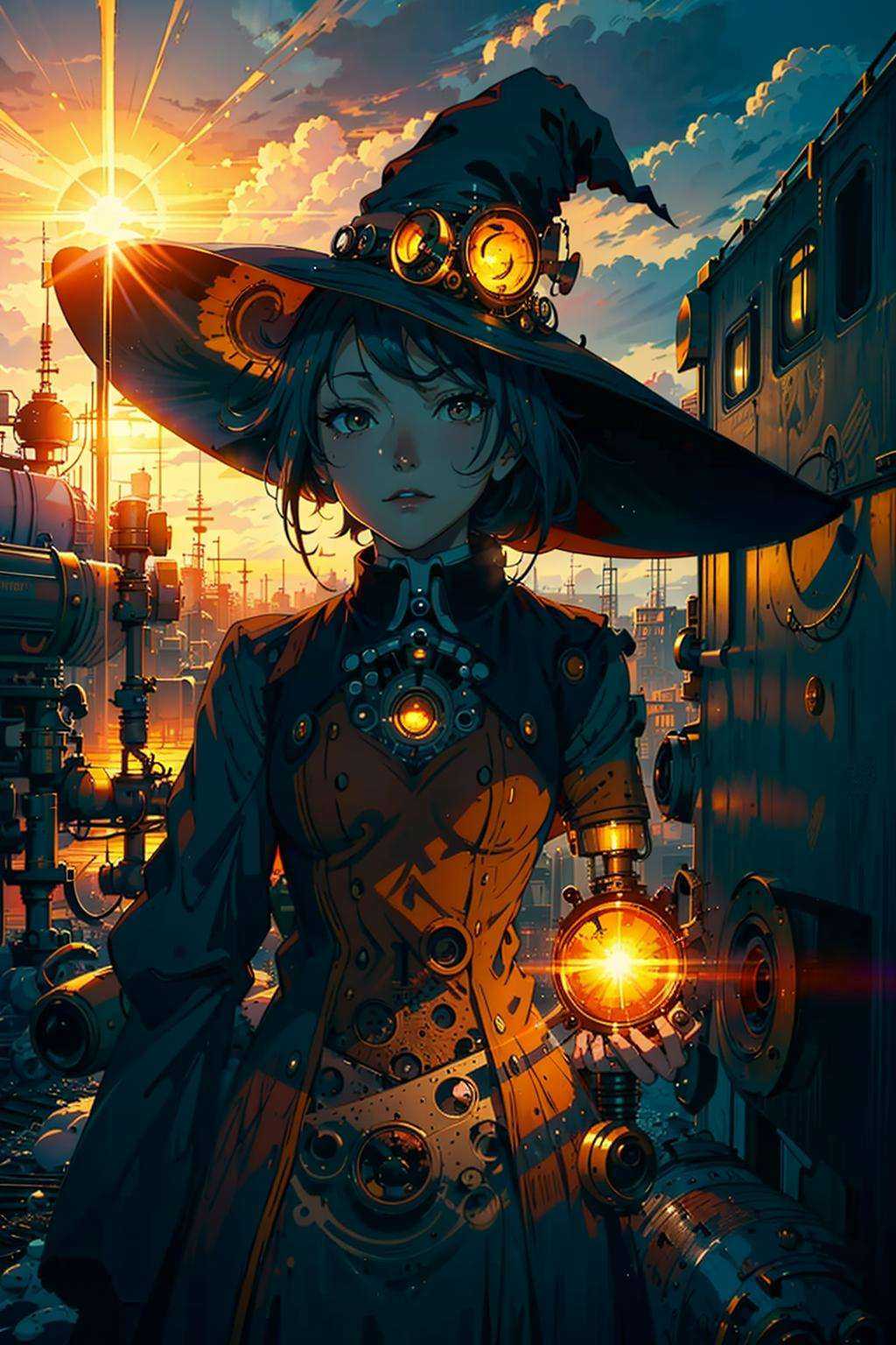girl,  fantasy,  light on Tensor.Art
