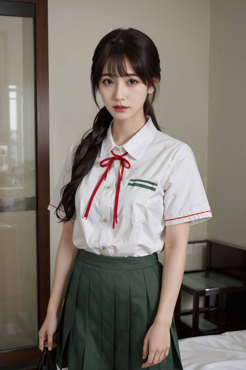 amou\(serafuku\),1girl,moyou, photorealistic, 