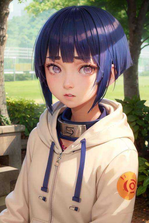 1girl,  hinata_hyuuga,  portrait on Tensor.Art
