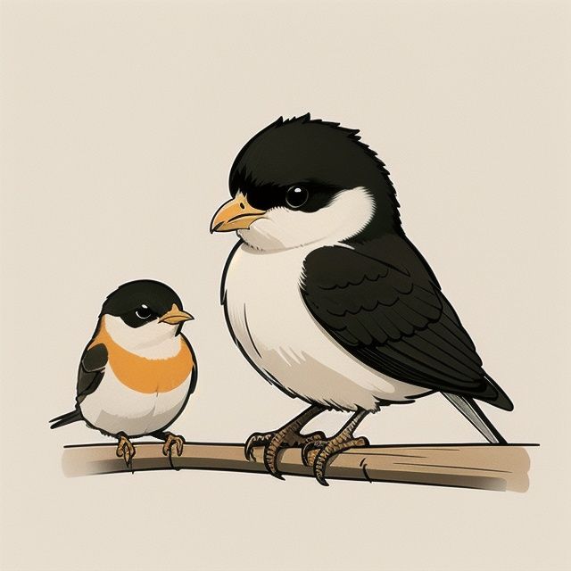 logo cute bird on Tensor.Art