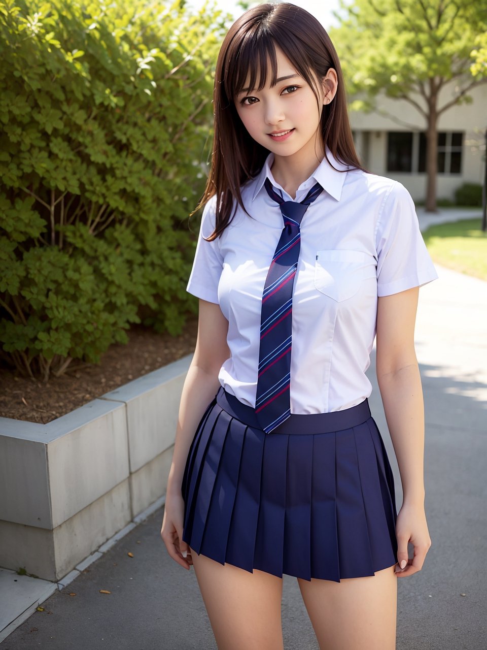 ultra detailed,  high_school_girl,  from below on Tensor.Art