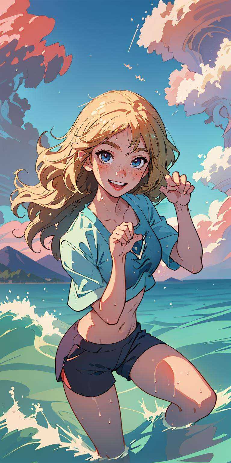 (best quality,  masterpiece),  1girl on Tensor.Art