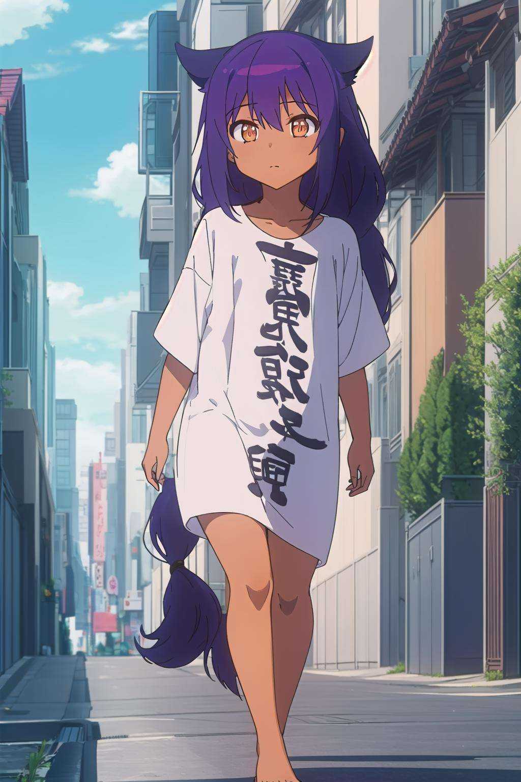 jahysama,  1girl,  very long hair on Tensor.Art