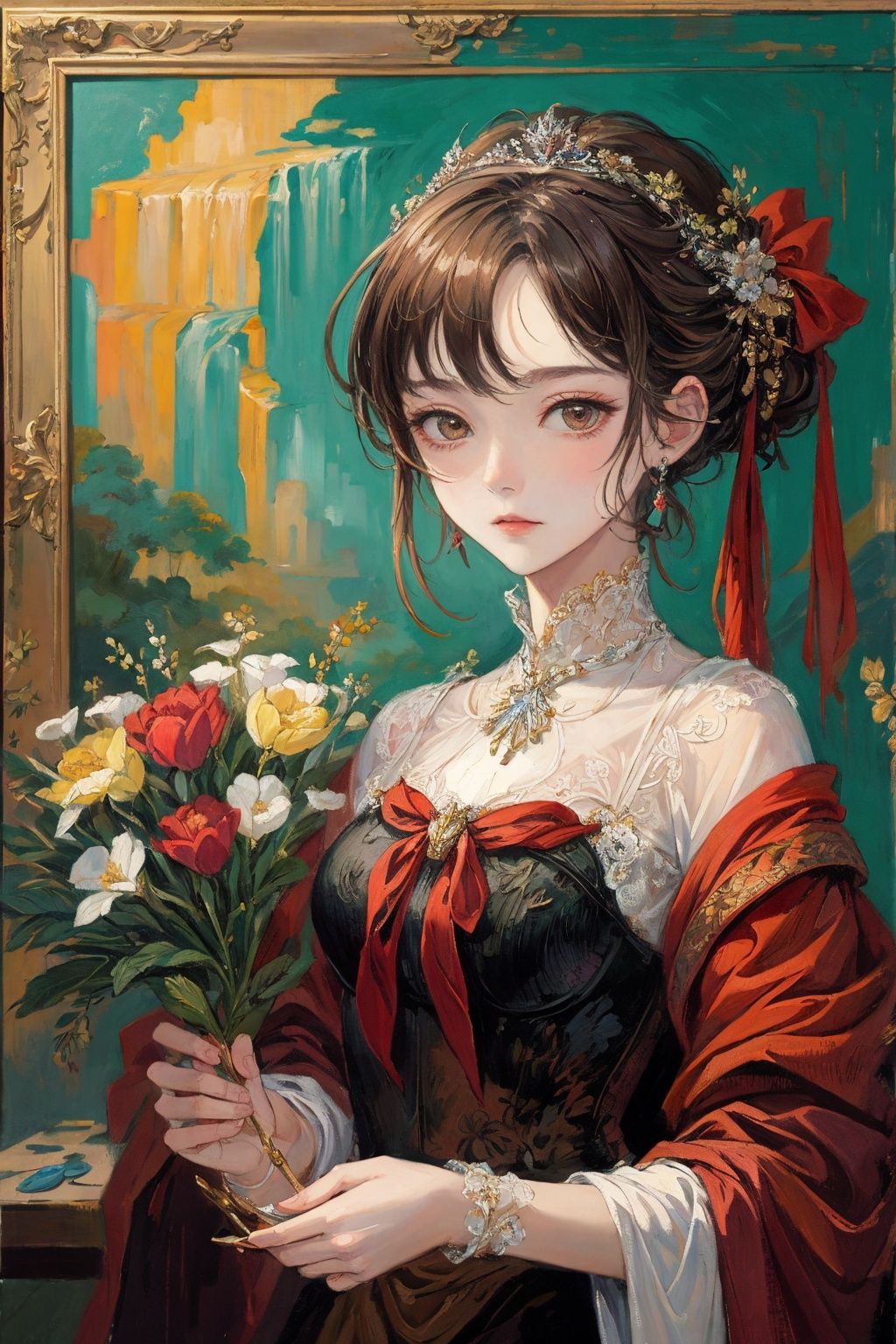 masterpiece,  best quality,  oil painting style on Tensor.Art