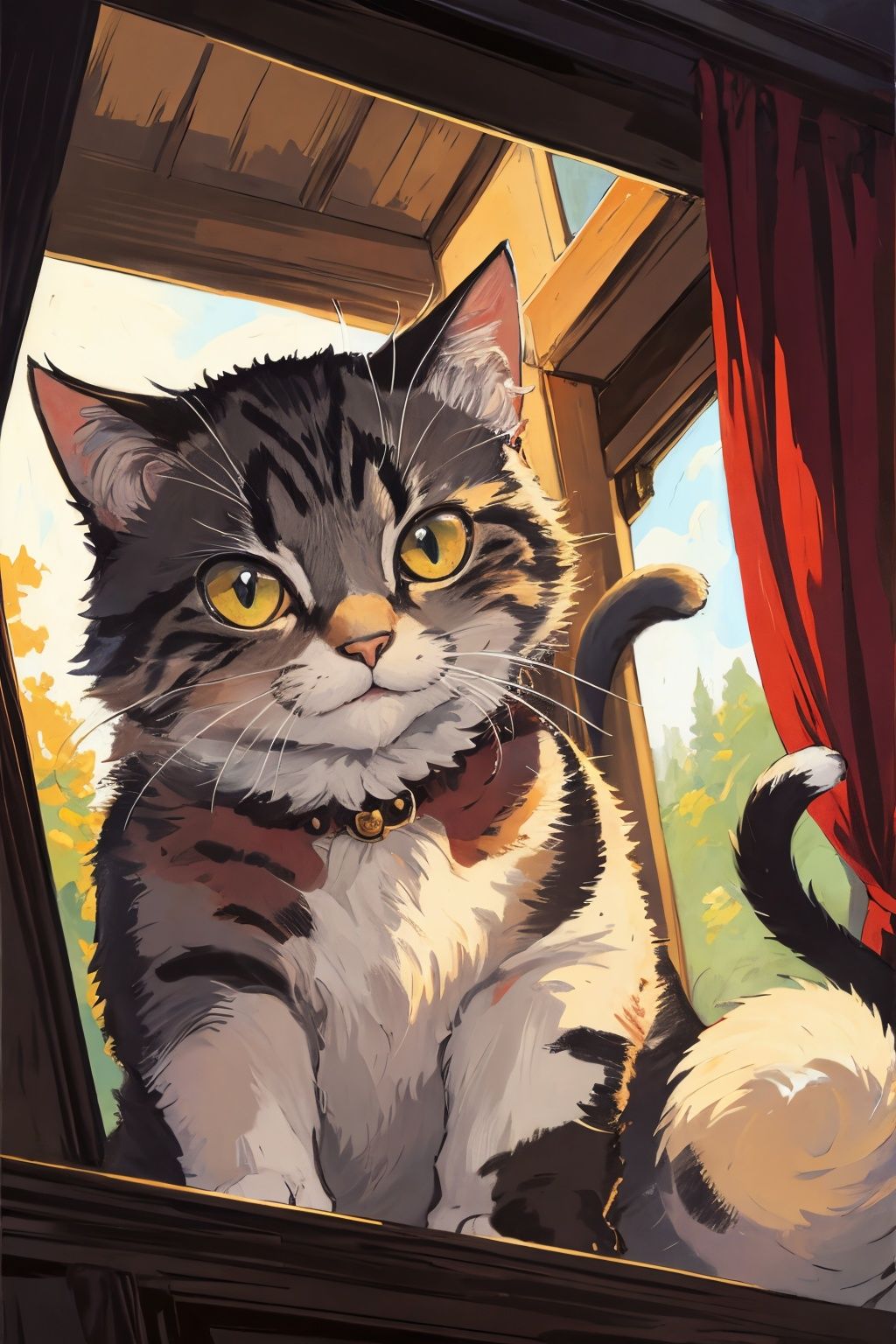 masterpiece,  best quality,  cat on Tensor.Art
